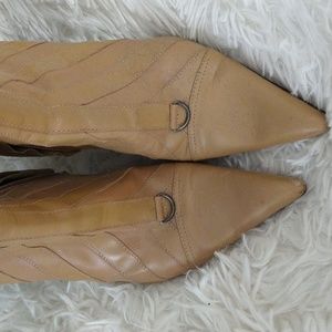 Via Spiga tan Cafe boots 7 M